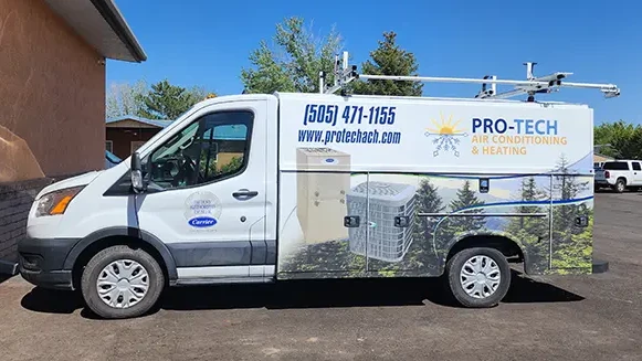 Pro-Tech's service technician truck