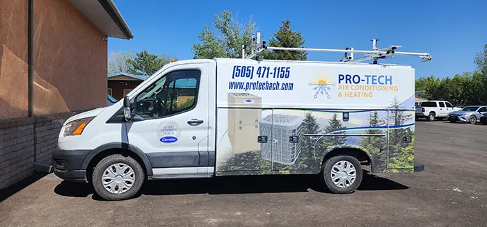 Pro-Tech's service technician truck