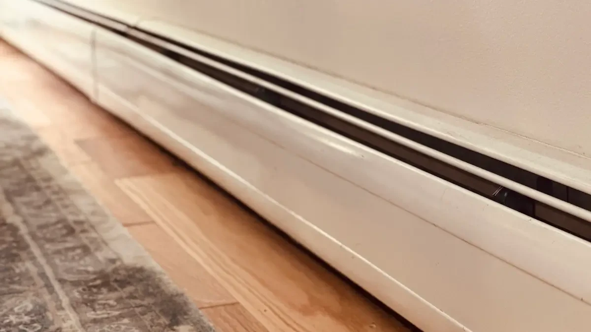 Electrical heated baseboards